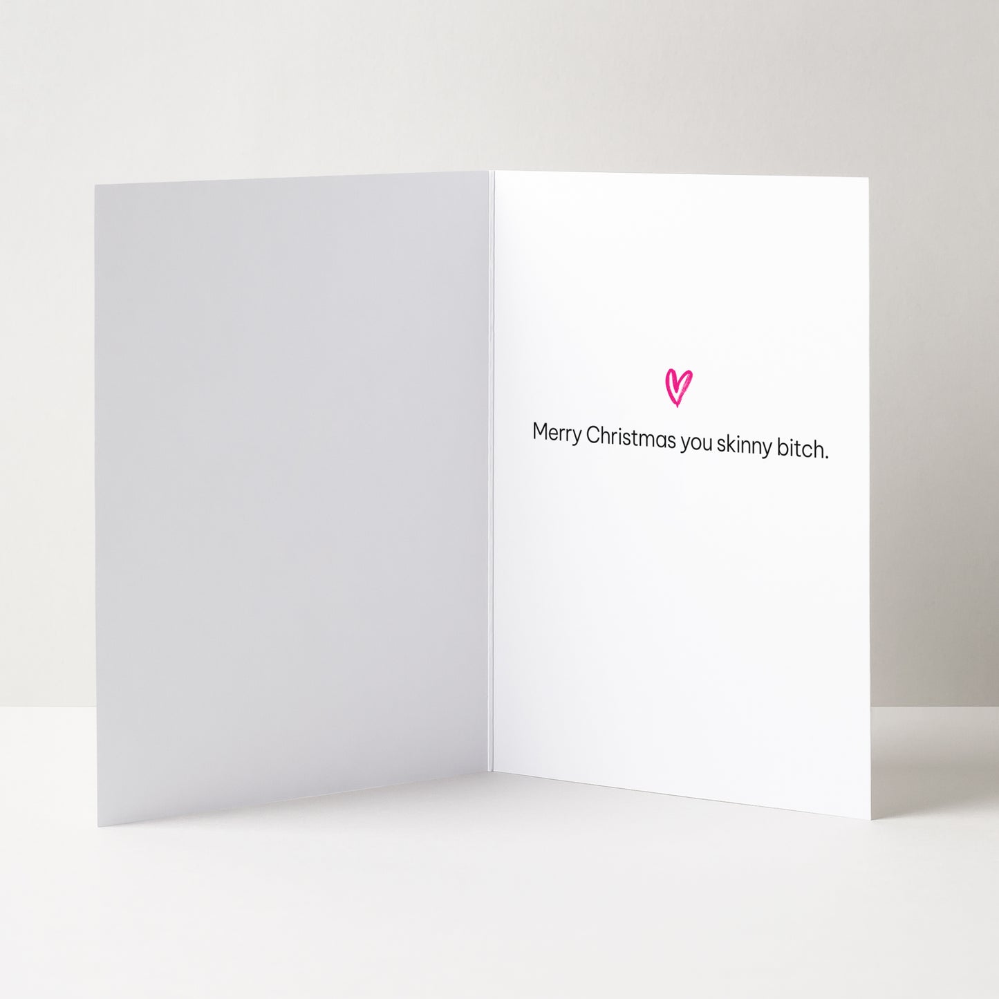 Funny Holiday Card: Ho, Ho, Ho-zempic